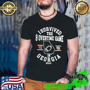 I survived the 8 overtime game in Georgia 44 42 2024 shirt