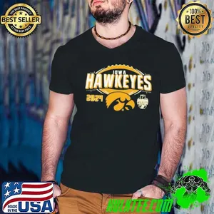 Iowa Hawkeyes 2024 Music City Bowl logo shirt
