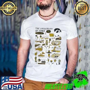 Iowa Hawkeyes Vive La Fete Infant Impressions artwork shirt