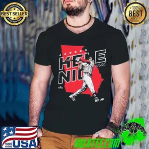 Jarred Kelenic Atlanta Braves Player Map Signature shirt