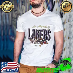 Los Angeles Lakers Looney Tunes All Character Shirt