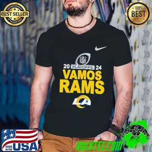 Los Angeles Rams Nike Vamos Rams NFL Playoffs 2024 Shirt