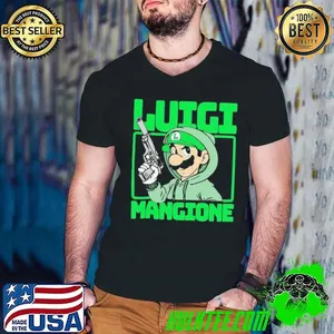Luigi Mangione Funny Mario Luigi Character Killer Shirt