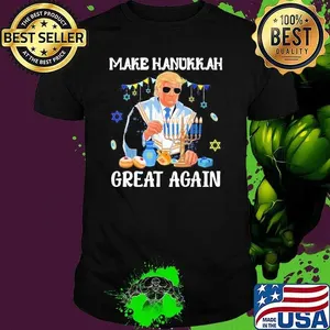 Make Hanukkah Great Again Trump Jewish Ugly Chanukah Shirt