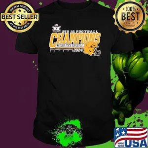 Maroon Arizona State Sun Devils 2024 Big 12 Football Conference Champions  Shirt