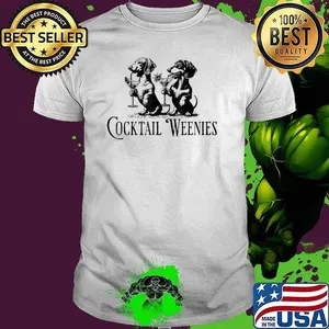 Martini Cocktail Lover Dachshund Cocktail Weenies Dachshund Shirt