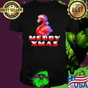 Merry Xmas Flamingo 2024 Shirt