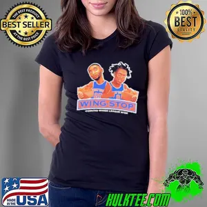 Mikal Bridges ft OG Anunoby wing stop cooking wings league wide Shirt