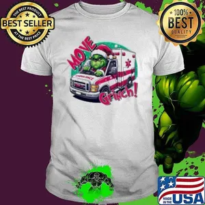 Move Grinch Christmas Ambulance Driver Shirt