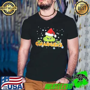 NFL Los Angeles Chargers Merry Christmas Grinch shirt