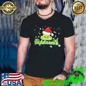 NFL Seattle Seahawks Merry Christmas Grinch shirt
