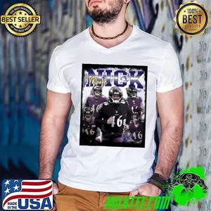 Nick Moore American professional football long snapper T-Shirt