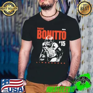 Nik Bonitto NFL Denver Broncos Linebacker Headline Vintage Painting shirt