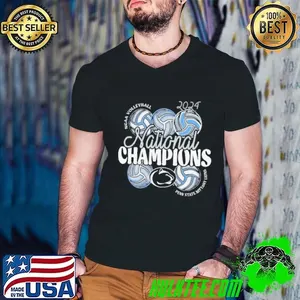 Penn State Nittany Lions 2024 NCAA Women’s Volleyball National Champions Stacked Comfort Colors Shirt