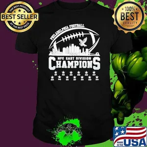 Philadelphia Football 2024 NFC East 13 Time Champions Shirt
