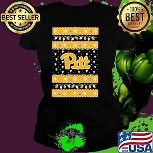 Pittsburgh Panthers Ugly Christmas light Shirt