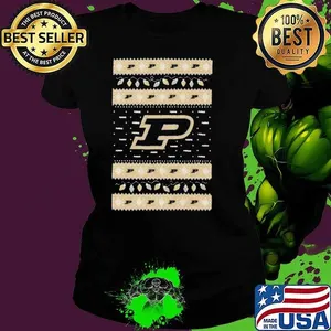 Purdue Boilermakers Holiday Lights Shirt