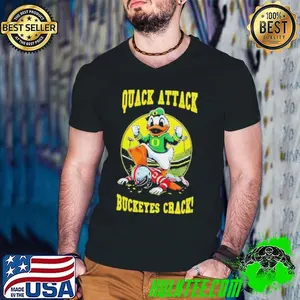 Quack attack Buckeyes crack Oregon Ducks mascot shirt