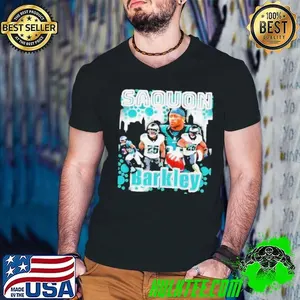 Saquon Barkley Philadelphia Eagles player graphic shirt