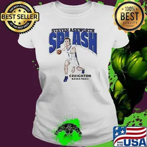 Steven Ashworth Creighton Bluejays splash player graphic Shirt