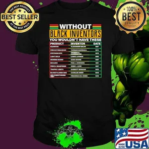 Without Black Inventors You Wouldn't Have These T-Shirt