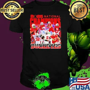 2025 College Football Playoff Ohio State National Championship all team shirt