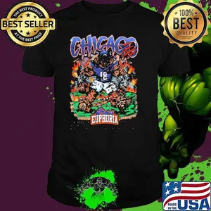 Chicago Bears Football NFL Planet Euphoria Art Mascot  shirt