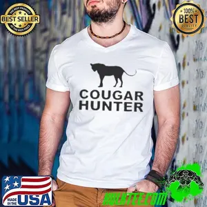 Cougar Hunter Funny Mens Hunting Lover Gift Shirt