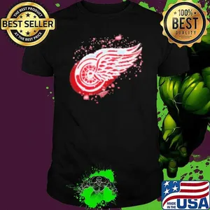 Detroit Red Wings Snow Logo Shirt