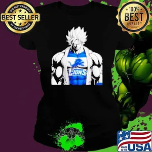 Dragon Ball Super Saiyan Detroit Lion Shirt