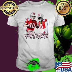 Drake Maye and Christian Gonzalez New England Patriots The Future graphic Shirt