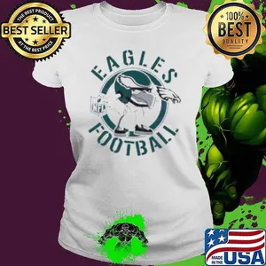 Eagles Football Nfl Rush Zone Cartoon Character Shirt