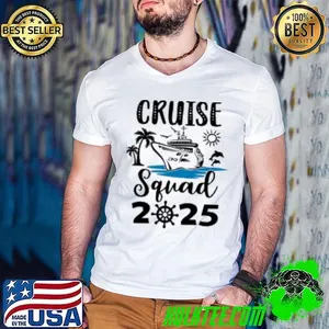 Family Cruise Squad 2025 Family Matching Group Vacation Shirt