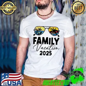 Family Vacation 2025 Beach Summer Family Together Vacation Shirt