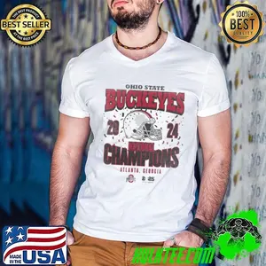 Football Playoff 2025 National Champions Ohio State Confetti T Shirt