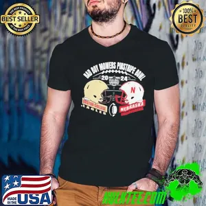 Football Playoff Pinstripe Bowl 2024 Nebraska Cornhuskers Vs Boston College Eagles Match Up Helmet shirt