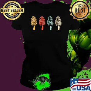 Funny Retro Morel Mushroom Hunting Gift For Men Women Hunter Pullover Shirt