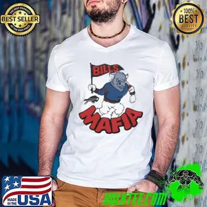 Good Buffalo Bills Mafia Mascot Flag Shirt