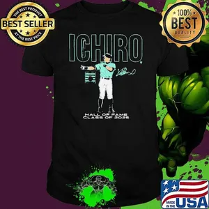 Ichiro Suzuki Seattle Mariners National Baseball Hall of Fame Inductee Class of 2025 Signature shirt
