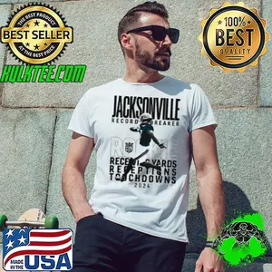 Jacksonville record yards receptions touchdowns Brian Thomas JR Shirt