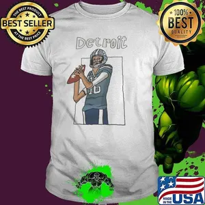 Jared Thomas Goff Detroit Lions football player art shirt
