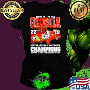 Kings of The SEC Georgia 22 19 Texas Southeastern Conference Champions Shirt