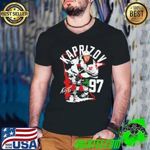 Kirill Kaprizov Minnesota Wild State Outline signature shirt