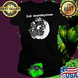 Kung fu merch lcd soundsystem disco mirror ball shirt
