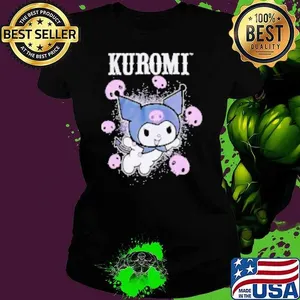 Kuromi and Pink skulls Shirt