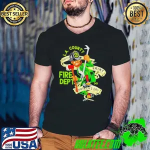 Los Angeles County St Patrick's Day Fire Dept Shirt