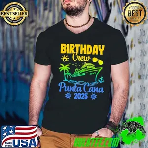 Matching Group 2025 Punta Cana Birthday Trip Vacation 2025 T-Shirt