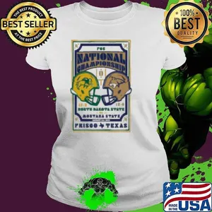 North Dakota State Vs Montana State Frisco TX 1 6 2025 Helmet Shirt