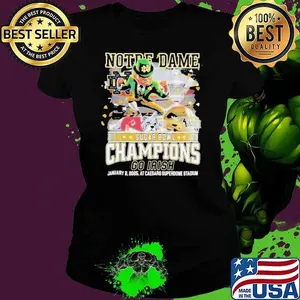 Notre Dame Irish Fighting Sugar Bowl Champions Go Irish Jan 2 2025 Mascot Shirt