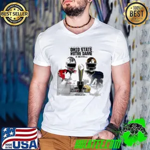 Ohio State Buckeyes Vs Notre Dame Fighting Irish 2025 National Championship Matchups CFB Playoffs Shirt